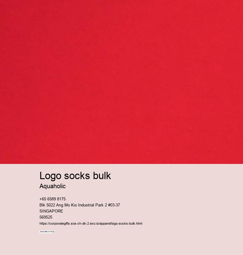 logo socks bulk