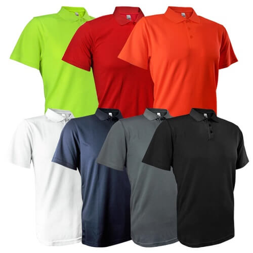 custom printed golf shirts