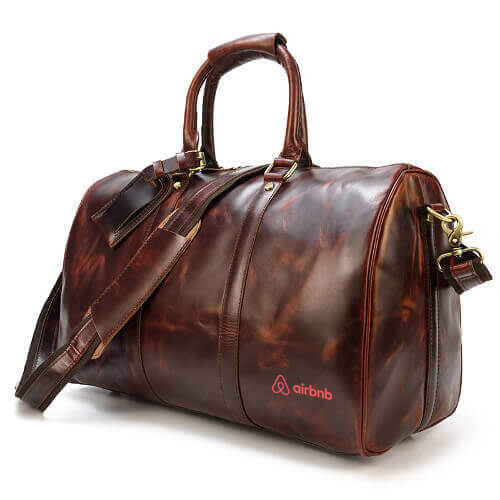 leather duffle bag mens personalized