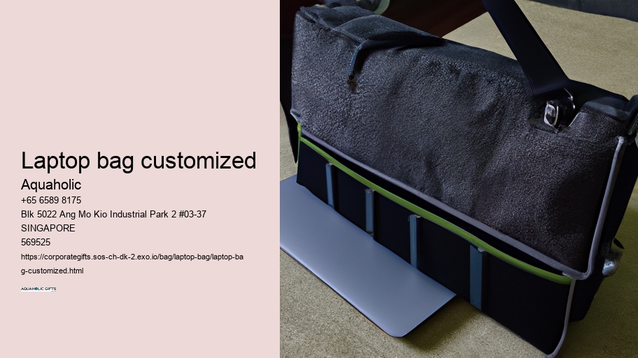 laptop bag customized 