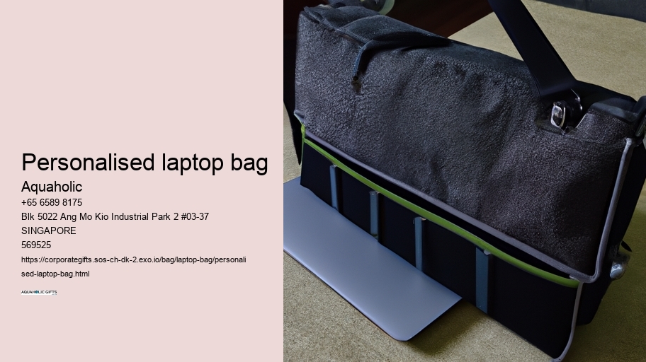 personalised laptop bag